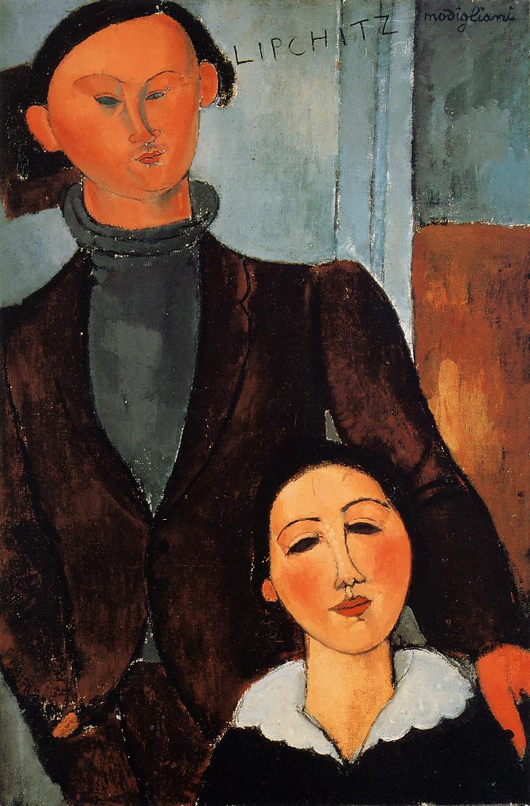Jacques and Berthe Lipchitz - Amedeo Modigliani Paintings